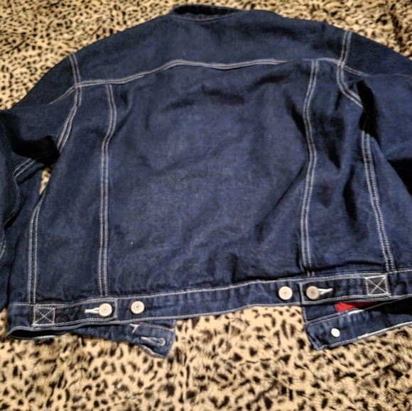 Quilted Jean Jacket nwot - Picture 4 of 5
